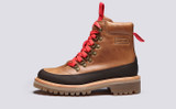 Blair | Womens Hiker Boots in Natural Leather | Grenson - Side View