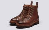 Nanette | Womens Hiker Boots in Brown Nubuck | Grenson - Main View