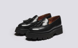 Miranda | Womens Loafers in Black Leather | Grenson - Main View