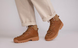 Sneaker 71 | Mens Boots in Tan on Vibram Sole | Grenson - Lifestyle View 2