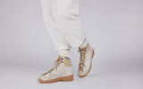 Sneaker 71 | Womens Boots in White on Vibram Sole | Grenson - Lifestyle View 2