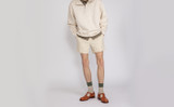 Marylebone | Mens T Bar Sandals in Tan | Grenson - Lifestyle View 2