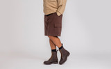 Buckley | Mens Boots in Brown Rubberised Leather | Grenson - Lifestyle View