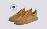 Sneaker 1 | Womens Vegan Sneakers in Tan Corduroy | Grenson - Main View