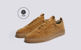 Sneaker 1 | Mens Vegan Sneakers in Tan Corduroy | Grenson - Main View