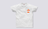 Grenson Summer T-Shirt | 100% cotton white tee  | Grenson - Front View