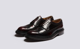 Aldwych | Shoes for Men in Burgundy with Triple Welt | Grenson - Main View