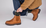 Kenny | Mens Chelsea Boots with Shearling | Grenson - Lifestyle View