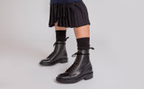 Arabella | Womens Boots in Black Leather | Grenson - Lifestyle View