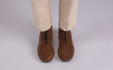 Donald | Mens Boots in Brown Toffee Suede | Grenson - Lifestyle View 2