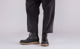 Kinsey | Mens Boots in Black Leather | Grenson - Lifestyle View