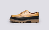 Miller | Mens Derby Shoes in Tan Leather | Grenson - Side View