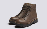Emmett | Mens Boots in Pecan Grain Leather | Grenson - Main View