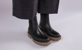 Carina | Womens Chelsea Boots in Black Leather | Grenson - Lifestyle View