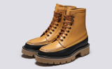 Katherine | Womens Boots in Tan Leather | Grenson - Main View