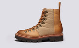 Nanette | Womens Hiker Boots in Burnished Nubuck | Grenson -  Side View
