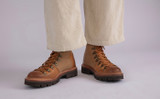 Nanette | Womens Hiker Boots in Burnished Nubuck | Grenson -  Lifestyle View