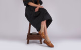 Rae | Womens Loafers in Tan Leather | Grenson - Lifestyle View
