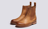 Milly | Womens Chelsea Boots in Ginger Nubuck | Grenson - Main View