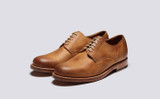 Evie | Womens Derby Shoes in Ginger Nubuck | Grenson - Main View