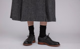 Evie | Womens Derby Shoes in Black Nubuck | Grenson - Lifestyle View