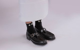 Mae | Womens Sandals in Black Leather | Grenson - Lifestyle View