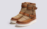 Skyler | Womens Boots in Ginger Canvas and Nubuck | Grenson - Main View