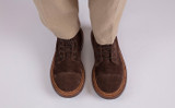 Desmond | Mens Boots in Brown Suede with Triple Welt | Grenson - Lifestyle View