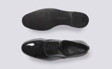 Mens Evening Shoe | Patent Leather Formal Shoes | Grenson - Top and Sole View