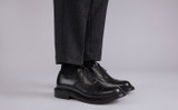 Douglas | Mens Shoes in Black with Triple Welt | Grenson - Lifestyle View