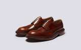Aldwych | Shoes for Men in Mid Brown with Triple Welt | Grenson - Main View