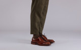 Aldwych | Shoes for Men in Mid Brown with Triple Welt | Grenson  - Lifestyle View 2
