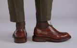 Dominic | Mens Brogues in Brown with Triple Welt | Grenson - Lifestyle View