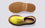 Devon | Womens Shoes in Yellow with Triple Welt | Grenson - Top and Sole View