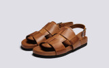 Willa | Womens Sandals in Ginger Burnished Nubuck | Grenson - Main View