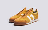 Sneaker 51 | Mens Trainers in Yellow  Suede | Grenson - Main View