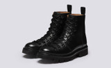 Nanette | Womens Hiker Boots in Black Colorado | Grenson - Main View
