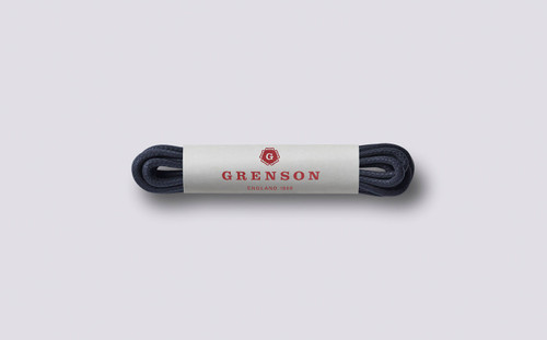 Grenson Navy Blue Boot Laces - Main
