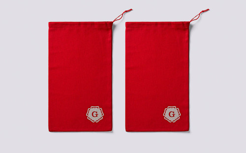 Grenson Red Shoe Bags - Main