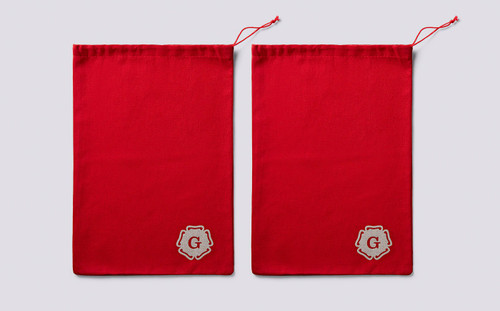 Red Cotton Boot Bags | Grenson Shoes