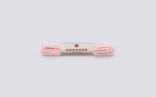 Flat Boot Laces | Pink Unisex Boot Laces 110cm | Grenson - Main View