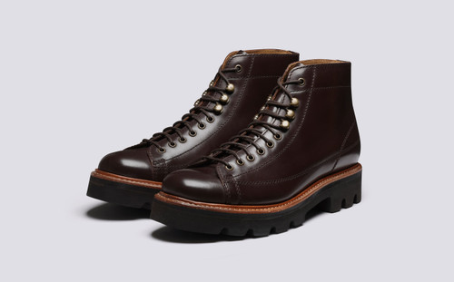 Andy | Monkey Boots for Men in Brown Colorado | Grenson - Main View