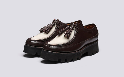 Bernice | Shoes for Women in Brown Colorado Leather | Grenson - Main View