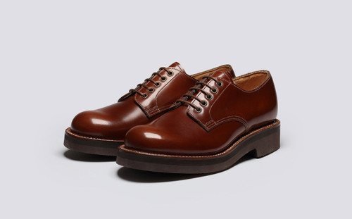 Devon | Womens Shoes in Brown with Vibram Sole | Grenson - Main View