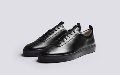 grenson leather sneakers