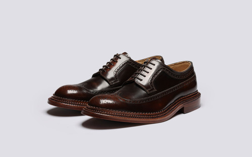 Grenson 'Paddington' Gents Black Patent Leather Smart Shoes G Fit 