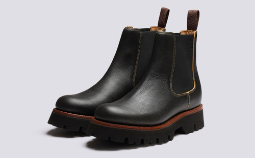Harlow | Chelsea Boots for Women in Brown Leather | Grenson - Main View
