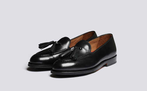 Miranda | Loafers for Women in Black Leather | Grenson - Main View