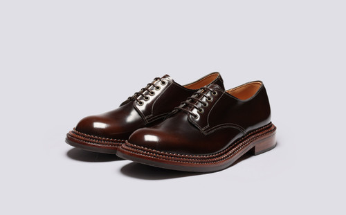 Dermot | Mens Shoes in Brown Bookbinder Leather | Grenson - Main View