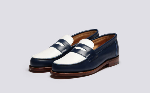 Two tone loafers womens hotsell